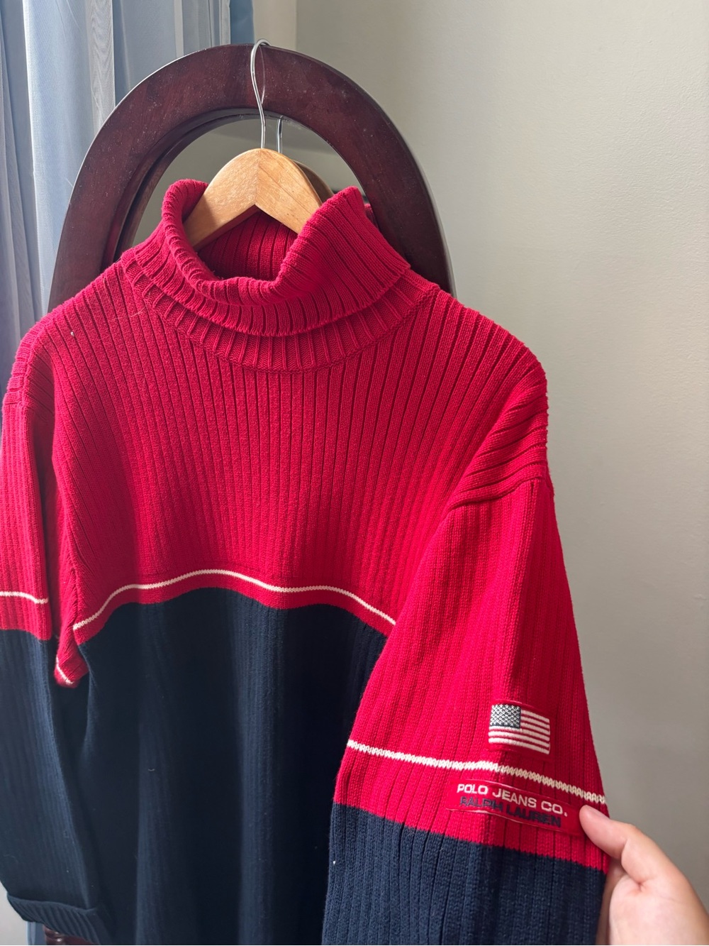 Ralph Lauren Polo Jeans Co. y2k 90s vintage knit Sweater